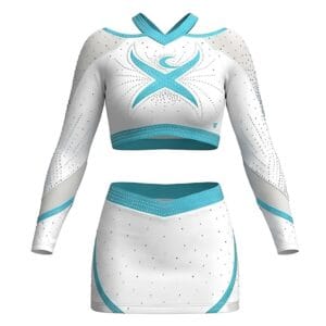 College Game Cheer Squad Training Outfits