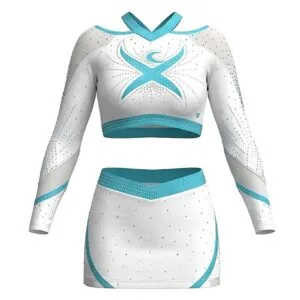 College Game Cheer Squad Training Outfits
