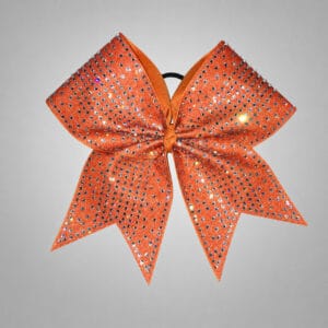 Glitter Rhinestone Illumination Cheer Bow