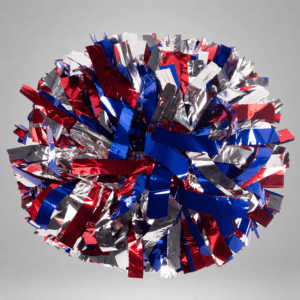 3-Color Metallic Poms