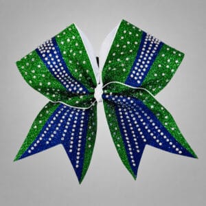 Rhinestone Revel Glitter Cheer Bow